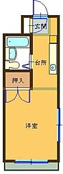 間取図画像 1K