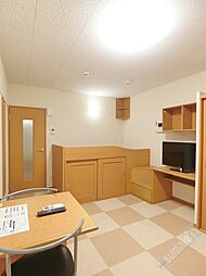 レオパレス岩出上野 2階1Kのリビング/ダイニング