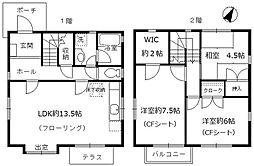 ガーデンファーム馬見 1階3LDKの間取り