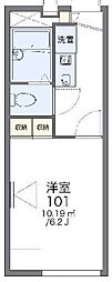 レオパレスBellTree 1Kの間取図画像