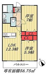 物件の間取り