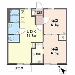 ハイツリバティーB 1階/105