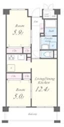 ベルフォート和泉 2階