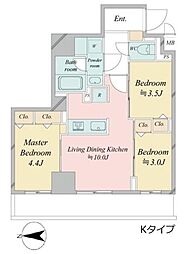 ドゥーエ王子神谷 3LDKの間取図画像