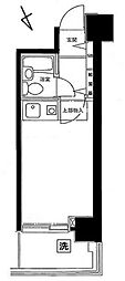 新宿御苑ダイカンプラザ ワンルームの間取図画像