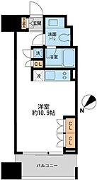 プロスペクトKALON三ノ輪 ワンルームの間取図画像