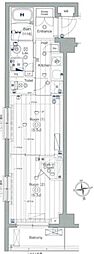 アーバンヴィスタ板橋本町 2Kの間取図画像