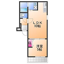 間取図画像 1LDK