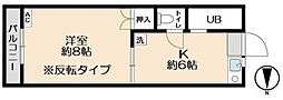 間取図画像 1K