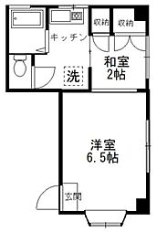 間取図画像 1K