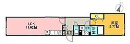 Majestic Life 三軒茶屋 1LDKの間取図画像