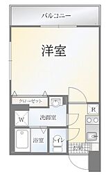 ピアコートTM鷺宮弐番館 1Kの間取図画像