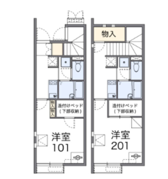 レオネクスト翼II（42797） 201｜東京都八王子市片倉町(賃貸アパート1K・2階・27.70㎡)の写真 その2