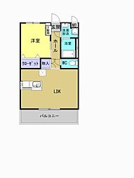間取図画像 1LDK