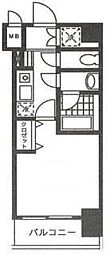 ロンスリーイースト 1Kの間取図画像