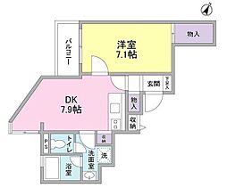 間取図画像 1DK