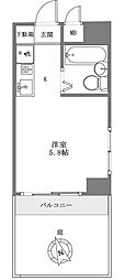 ポートハイム三春台 ワンルームの間取図画像