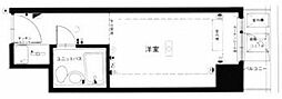 歌舞伎町ダイヤモンドパレス ワンルームの間取図画像
