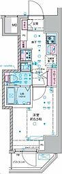 GENOVIA西千葉 1Kの間取図画像