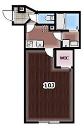 エレ・シャルム墨田 1階1Kの間取り