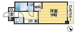 JR東海道・山陽本線 兵庫駅 徒歩3分の賃貸マンション 5階1Kの間取り