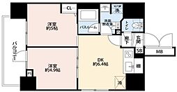 フェニックス板橋大山 2DKの間取図画像