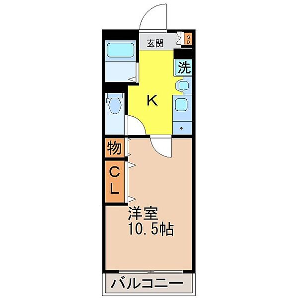 1－ＲｏｏｍＩｚｕｍｉ 303｜静岡県富士宮市泉町(賃貸マンション1K・3階・30.05㎡)の写真 その2