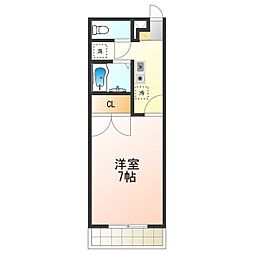Plaisirりんくう 1Kの間取図画像