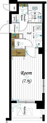 ガーラ・シティ蒲田南 1Kの間取図画像