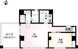 ＬＵＭＩＥＲＥ南品川Ａ 5階1LDKの間取り