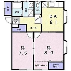 物件の間取り