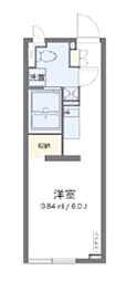 アルク西小山 ワンルームの間取図画像