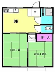 間取図画像 2DK