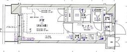 パレステュディオ大塚 1Kの間取図画像