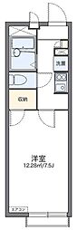 レオパレスNEXTDOOR 1Kの間取図画像