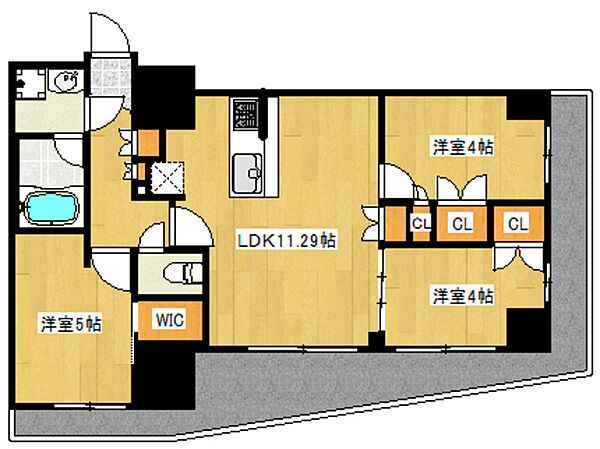 コンフォリア王子 702｜東京都北区王子２丁目(賃貸マンション3LDK・7階・55.03㎡)の写真 その2