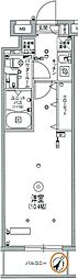 SKYCOURTPALACE押上3 1Kの間取図画像