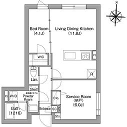 間取図画像 1SLDK