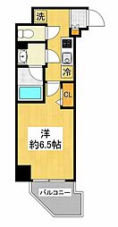 SHOKENResidence横浜ベイサイド 1Kの間取図画像