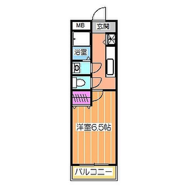 ラポール ｜大阪府堺市北区百舌鳥梅町３丁(賃貸マンション1K・2階・24.00㎡)の写真 その2