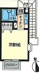 ＳＴハイム 2階1Kの間取り