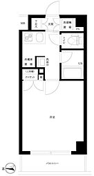 ルーブル高田馬場参番館 1Kの間取図画像
