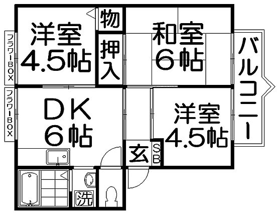 スティラクスＢ棟_間取り_0
