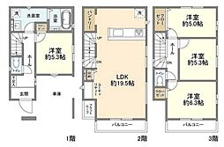 Kolet鳩ケ谷#09 1階4LDKの間取り