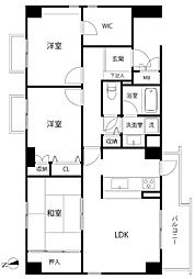 ブルームライフ向ヶ丘遊園 3LDKの間取図画像