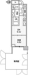 墨田区立川4丁目マンション 1DKの間取図画像