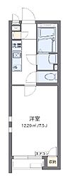 クレイノgハイム 1Kの間取図画像