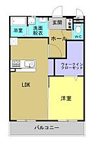 エステート八景水谷 102 ｜ 熊本県熊本市北区八景水谷１丁目（賃貸マンション1LDK・1階・41.60㎡） その2