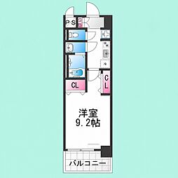 GLUCKMAISONS-SAKAIXVI 1Kの間取図画像