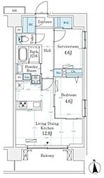 間取図画像 1SLDK